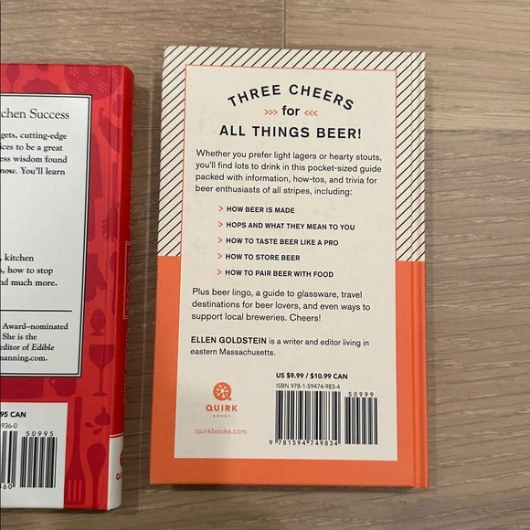 Set of Three Pocket Books Coco Chanel Beer Snob Cook Book Gift Cute Birthday - Picture 5 of 8